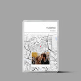 Cestovatelská mapa s fotografií Akrylový blok